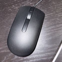 Dell Mouse Wired All Black