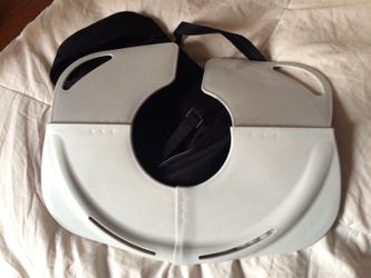 Portable potty seat comes with a carrying case