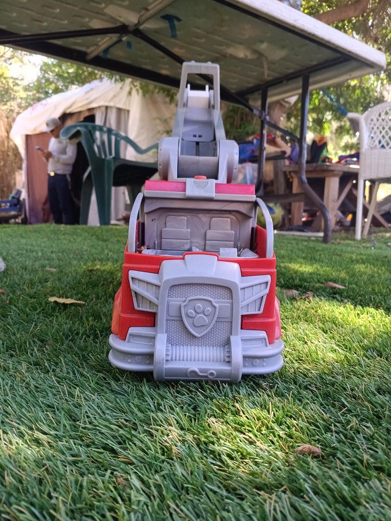 paw patrol Marshall fire truck