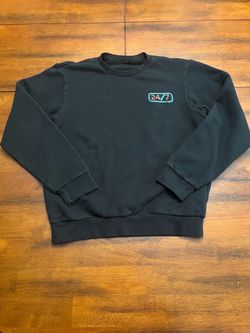 Black 24/7 Graphic Crewneck Sweatshirt