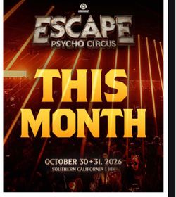 Escape tickets! 2 day!