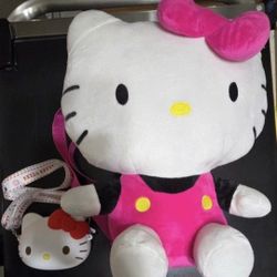 NEW HELLO KITTY BACKPACK AND MINI PURSE FOR SALE 
