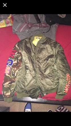 Bape bomber size large