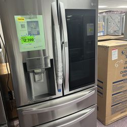 Refrigerator Stainless Steel 4 Doors New Open Box 1 Year Warranty 