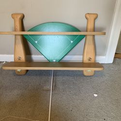 Baseball Wall Shelf