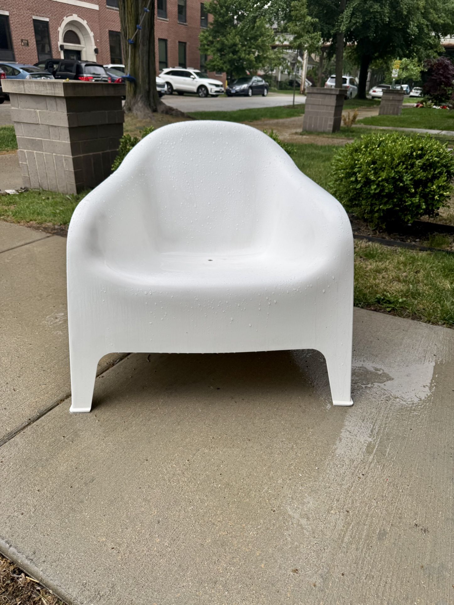 SKARPΓ Outdoor Lounge Chair White