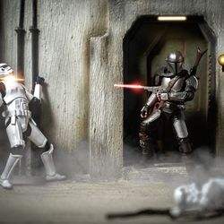 Mandalorian diorama - season 1 episode 1