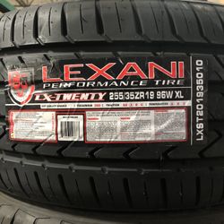 Brand New Tires (1) Lexani LX Twenty (255/35ZR19XL) (Single) ($105)