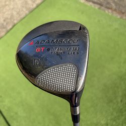 Adams GT titanium golf driver