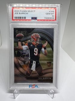 2020 Select Joe Burrow Field Level PSA 10