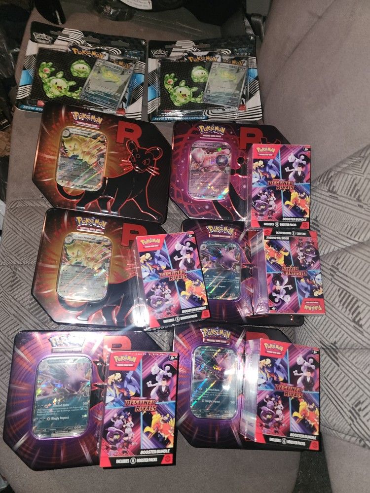 Okkemon Destined Rivals Tins and Booster Bundles