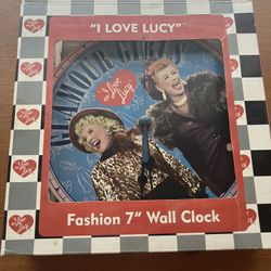 I Love Lucy “glamour girls” wall clock