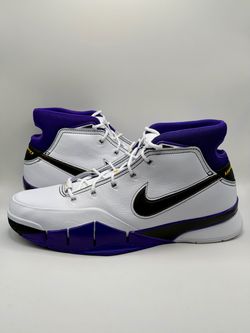 Nike Zoom Kobe 1 Protro 81 Points 2026 White/Black-Court Purple IM0542-100 Sz 15