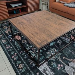 Dark Tone Square Coffee Table