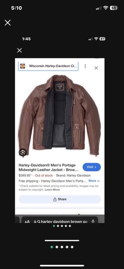 Men’s Harley Leather Jacket 