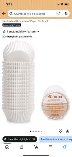 New in packaging 4800 white cup cake sleeves
