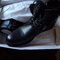 New HARRISON KYLES Men's BLACK BOOTS