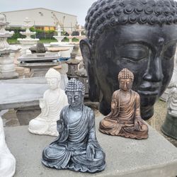 Concrete Buddha Statue / Cement Garden Backyard Buddhas