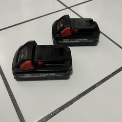 Milwaukee M18 Batteries (2)