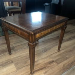 Solid wood end tables
