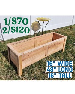 Red Cedar Planters
