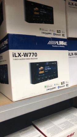 Alpine ilx-w770 wireless Apple CarPlay and a android auto stereo
