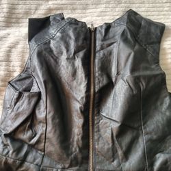 Leather Last Kiss Girl Short sleeve Top Xl