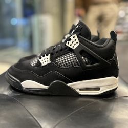 Air Jordan 4 Retro White Thunder Size 8 Men Shoes