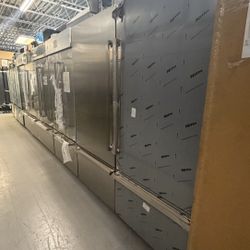 🔥 NEW JennAir 72” Built-In Column Refrigerator/Freezer Set ✅ Total width: 72” (36” + 36”) 💲 Price today: $12,499  Models included: • JennAir 36” Col