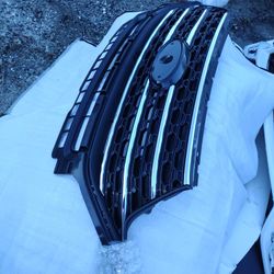 Black And Chrome Grill OEM Part