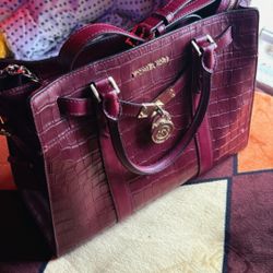 Blk Coach bag+Maroon Michael Kors purse $75 a piece