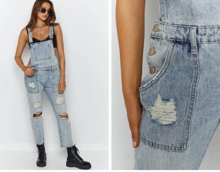 SNDYS Ruby overall denim size L