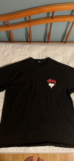 RARE STUSSY TEE Black Heart 