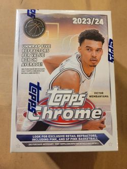 2023-24 Topps Chrome Basketball NBA - Value Blaster Box - Sealed