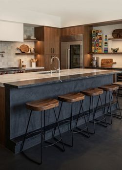 Beautiful Wooden And iron barstools