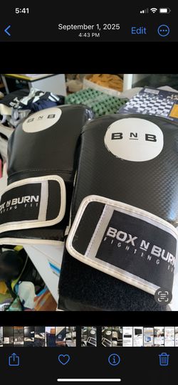 Set Of Boxing Gloves From “Box N Burn” Like New