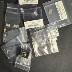 Raw Gold/Raw Silver Gold Backs Diamond .5 Ct Amethyst 