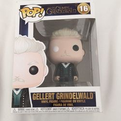 Nearly Headless Nick (62), and Grindelwald (16) Funko Pop dolls - NIB