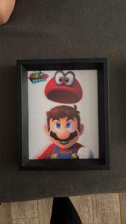 Super mario odyssey picture frame