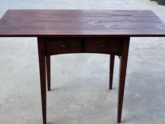 Wood Writing or Accent Table – 48″ Wide