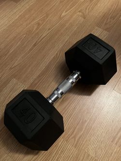 Single 40 Pound Dumbbell
