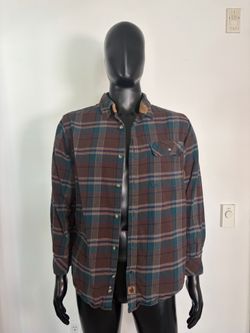 Legendary Whitetails Mens Long Sleeve Button Down Flannel Shirt (Smoky Mountain Plaid/ Men’s Medium)