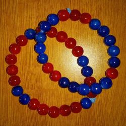 Red & Blue Customized Bracelet