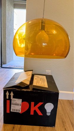 KARTELL-FL/Y Suspension Lamp. Just purchased for $555.00. Unused - See Description/Measurements: