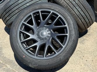 FREE DELIVERY 18” OEM Tesla Model 3 wheels Photon Rims Hankook 235/45r18 99% Tread 5x4.5 W SENSORS