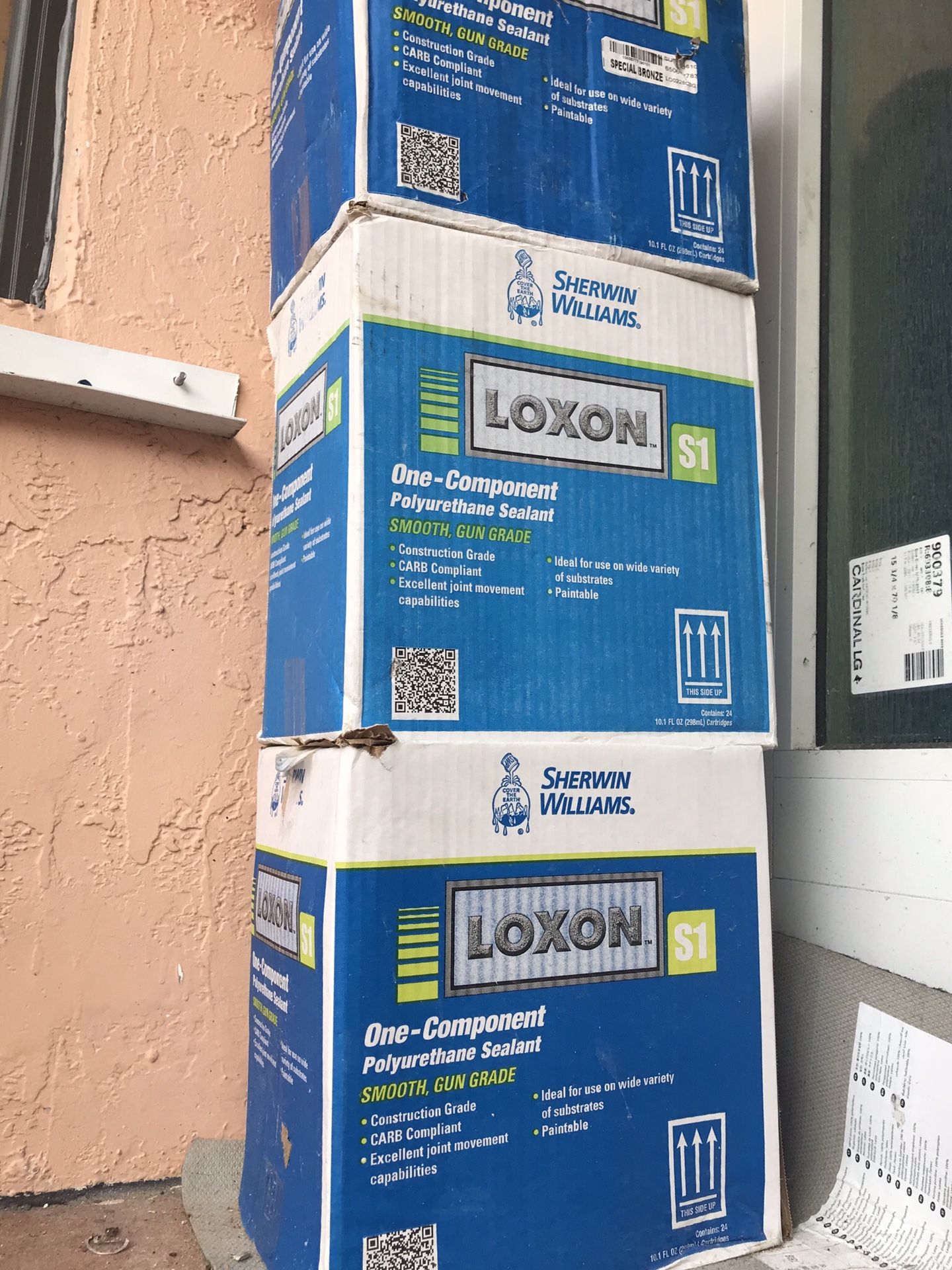 (Box 24 tubes) Caulking Sealant Tubes White & Bronze for Windows