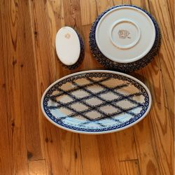 Boleslawiec Polish Serving Plates