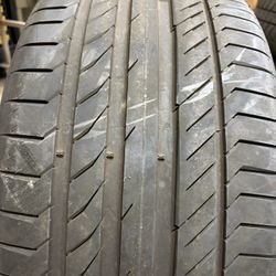 285/40zr22 Continental Contisport Tire With 99% Tread!
