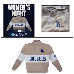Los Angeles Dodgers Women’s Night Quarter Zip Sweater SGA 4/28/2026 Size XL