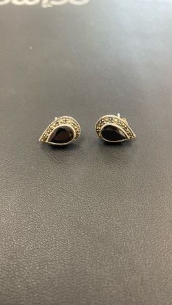 Sterling Silver Marc Stud Earrings